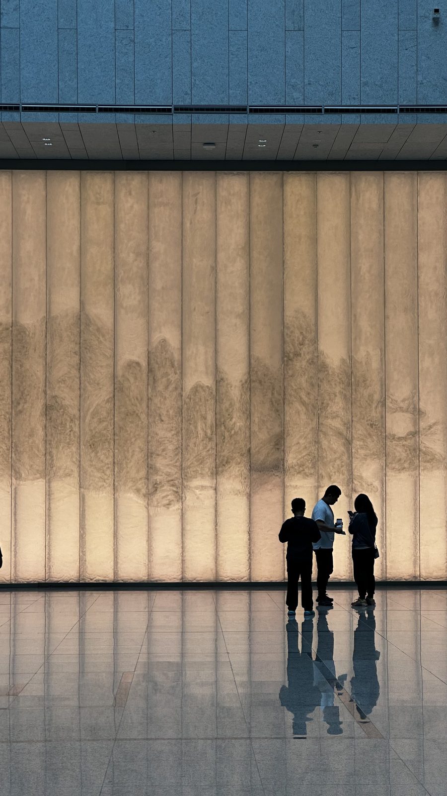 Museum mountain mural
