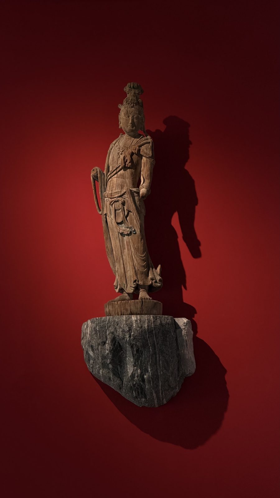 Museum wood Buddha