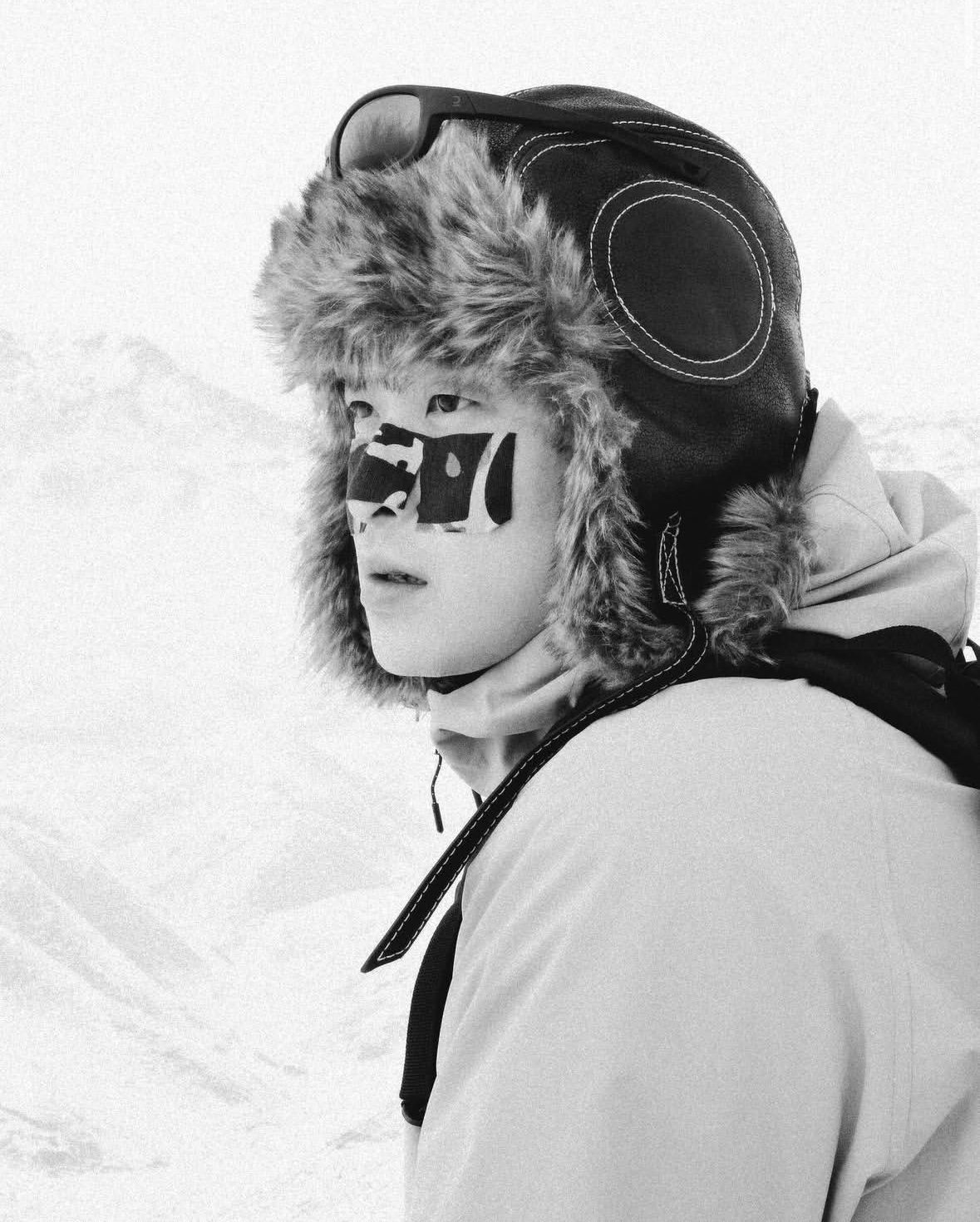 Snow portrait