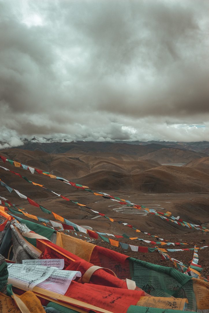 Tibet prayer flags