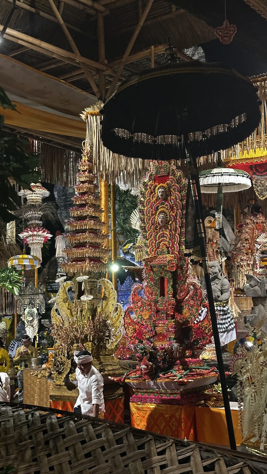 Bali temple ceremony