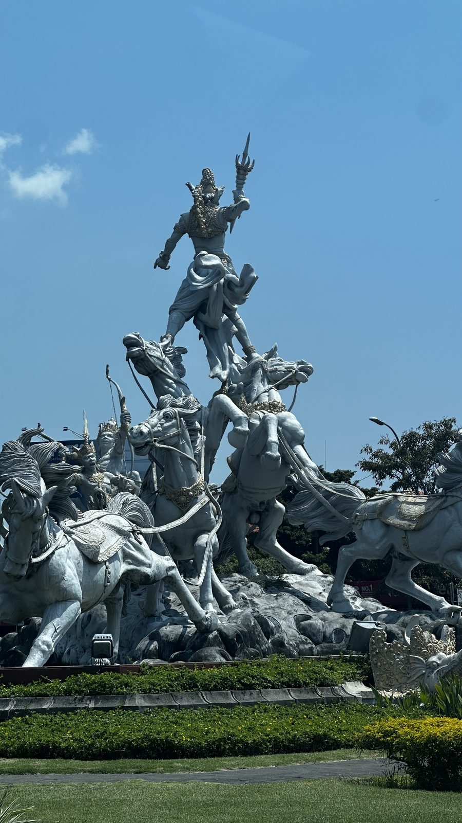 Bali warrior sculpture