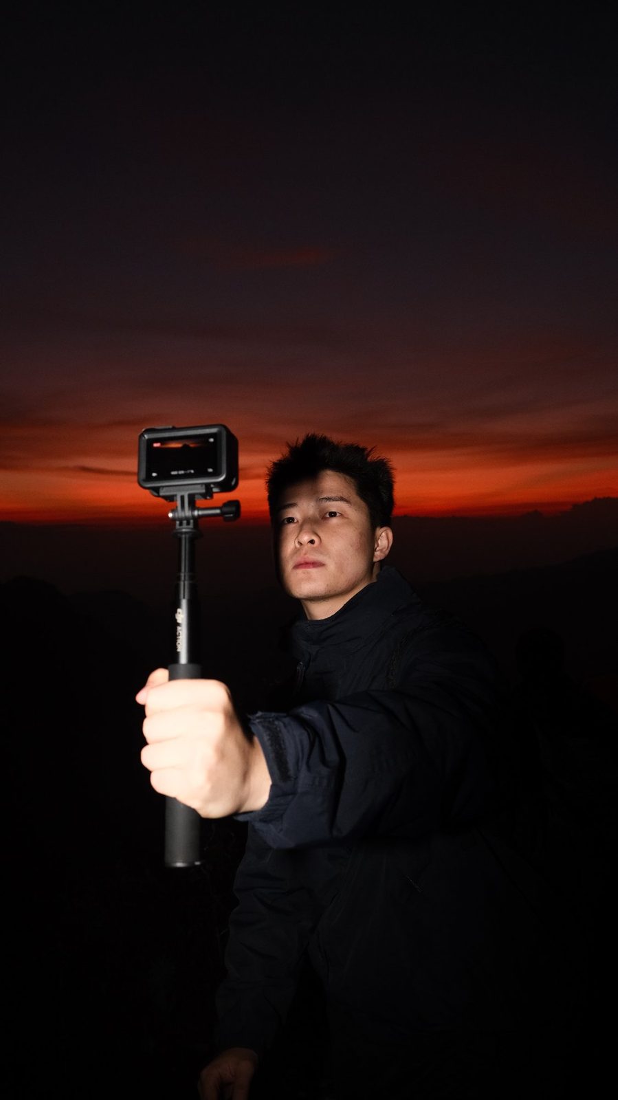 Bromo dawn portrait