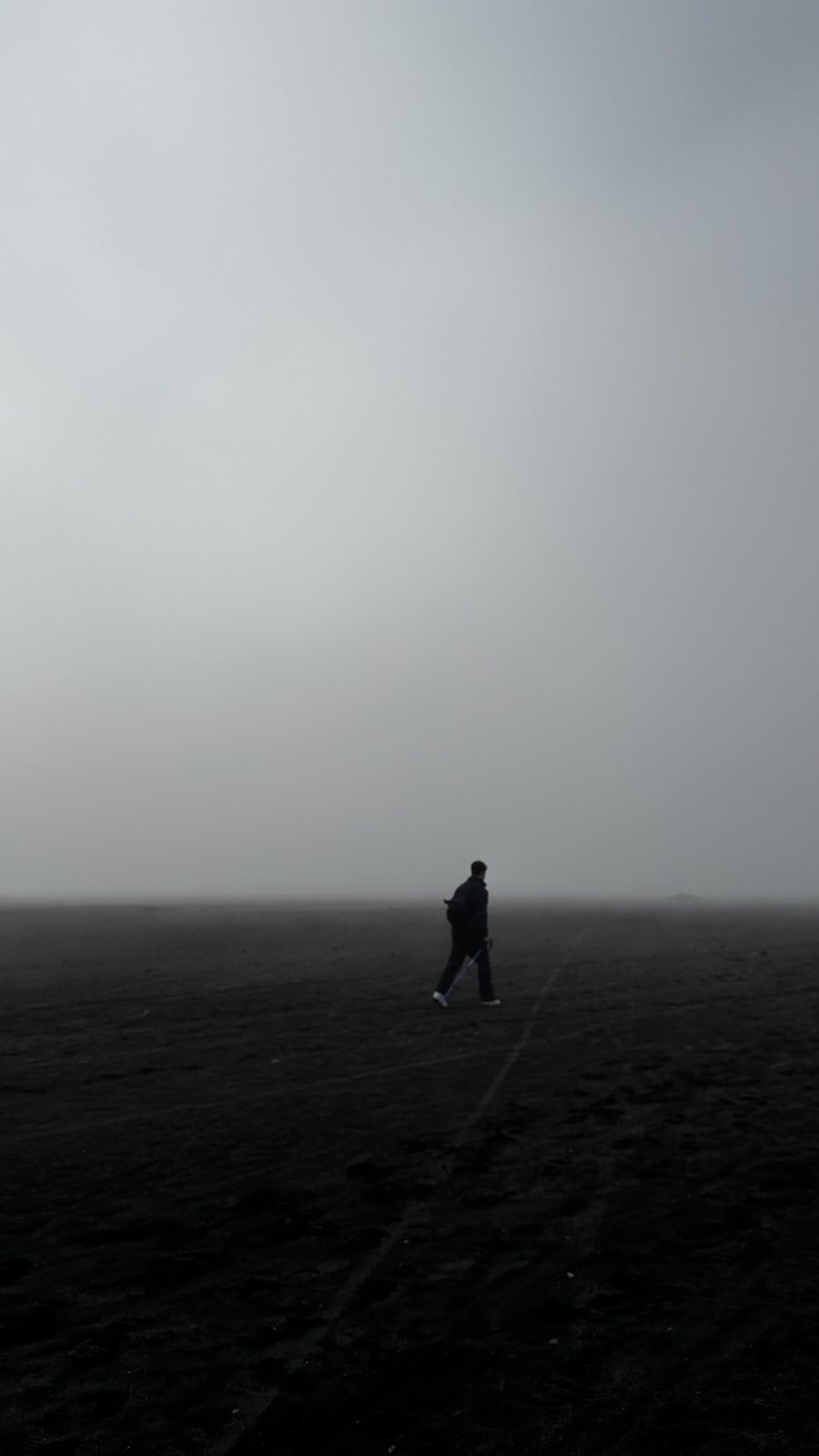 Bromo foggy walk