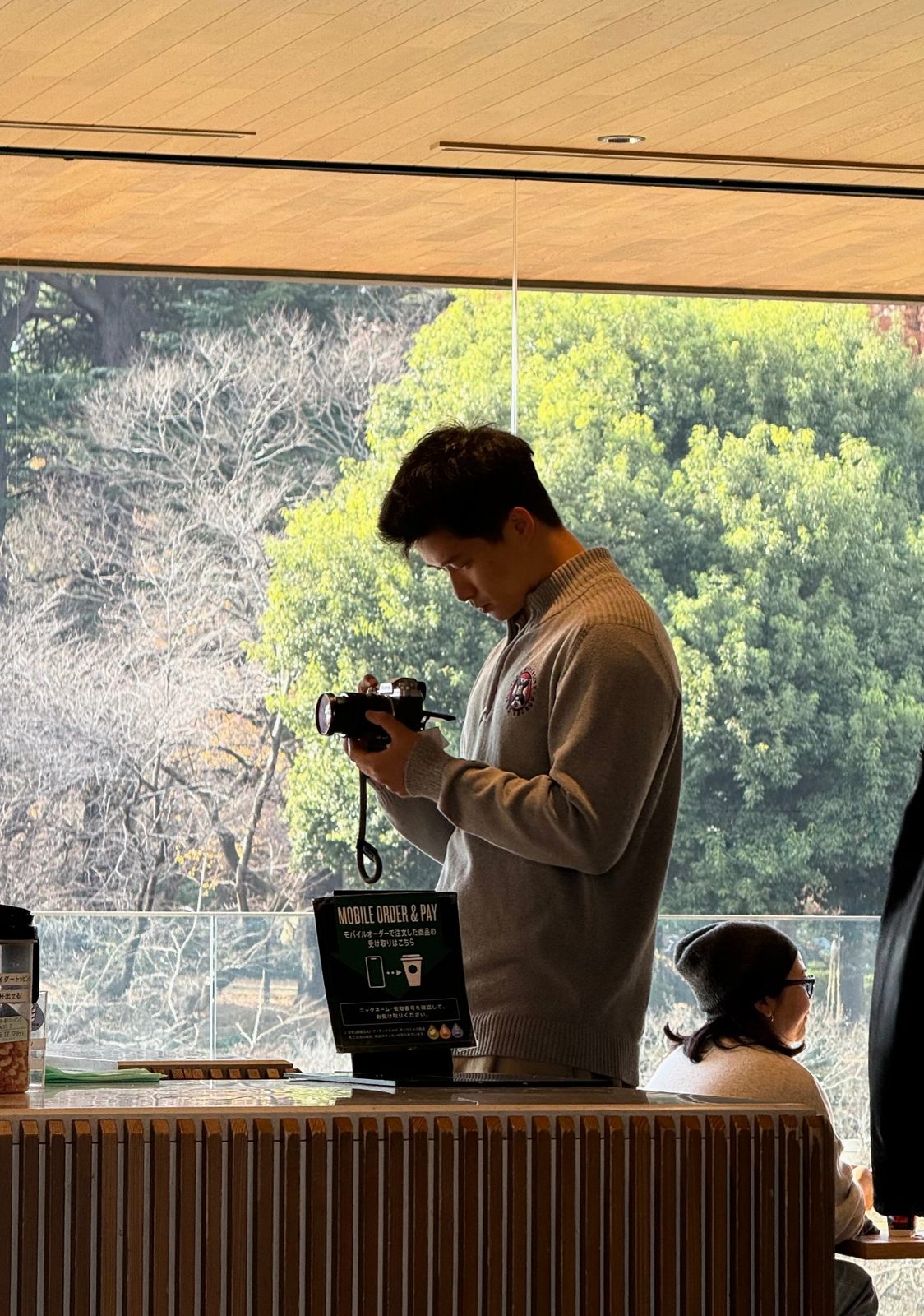 Cafe Camera Portrait