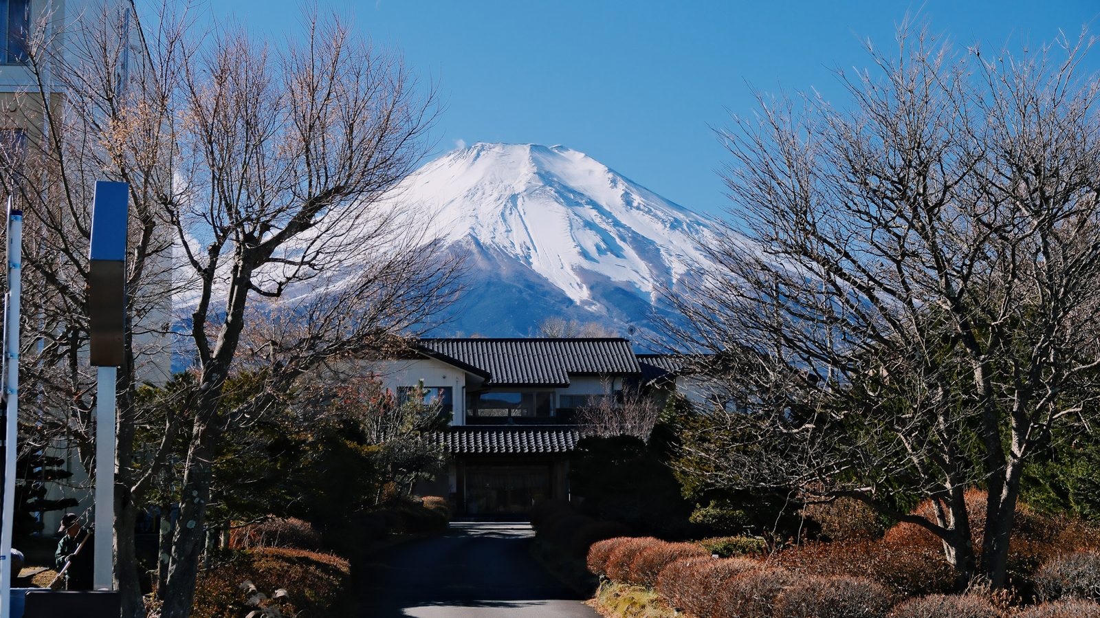 Ryokan Window with Fuji