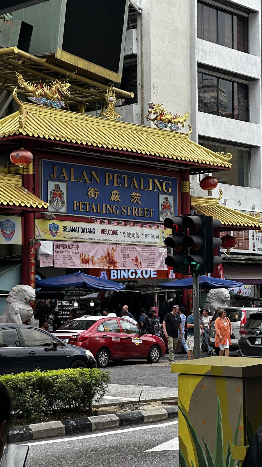 Street food market