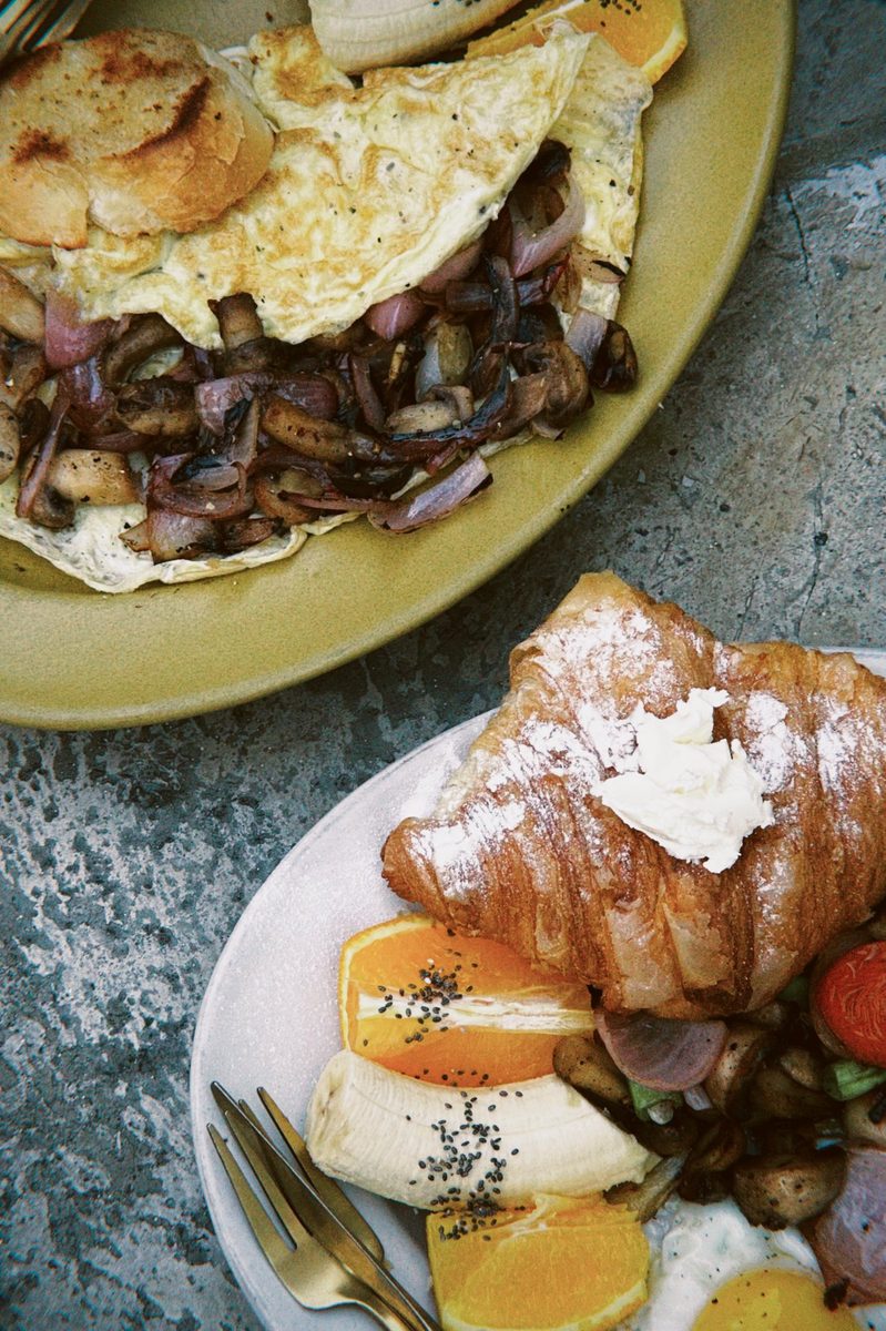 Breakfast croissant