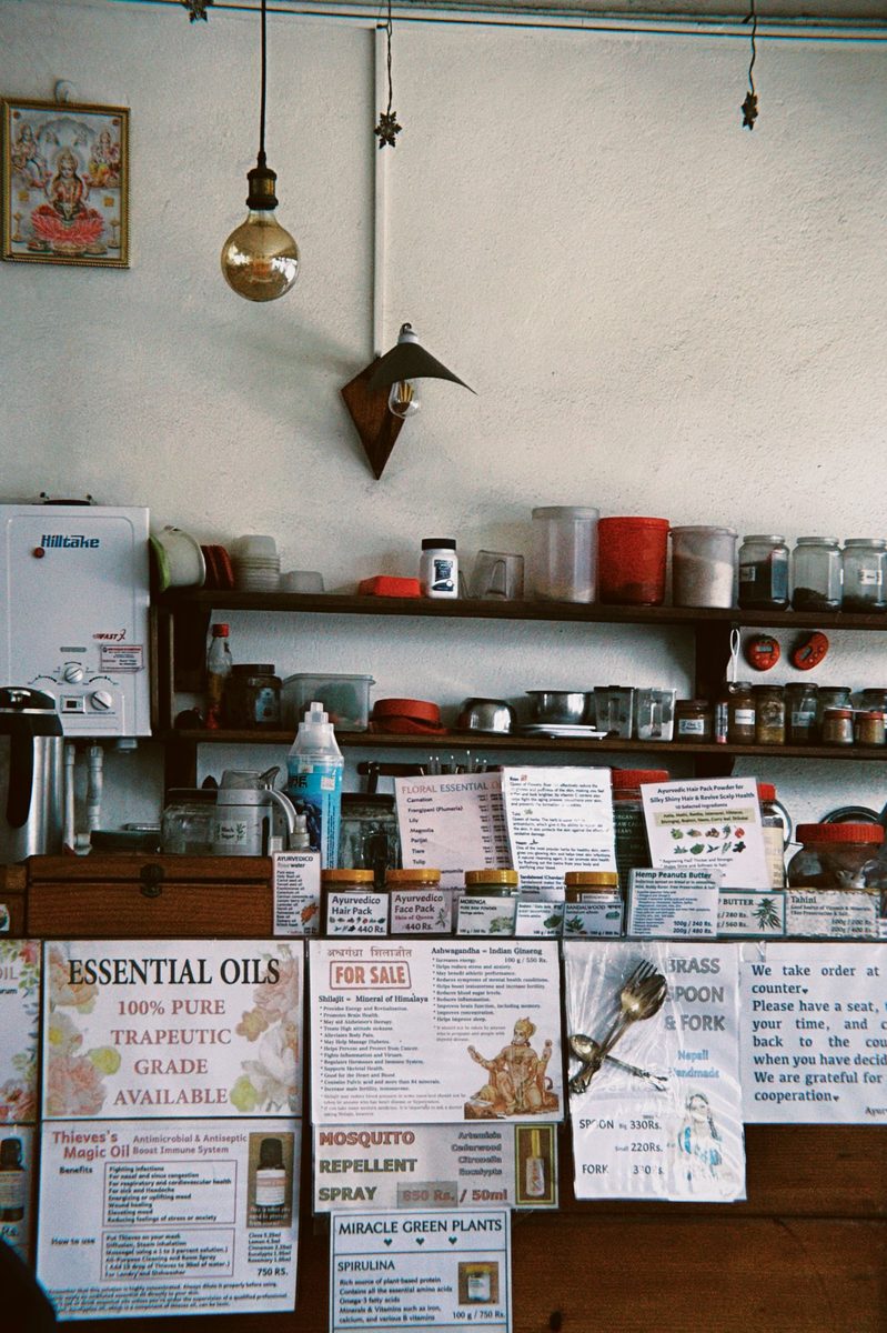 Village ayurvedic shop