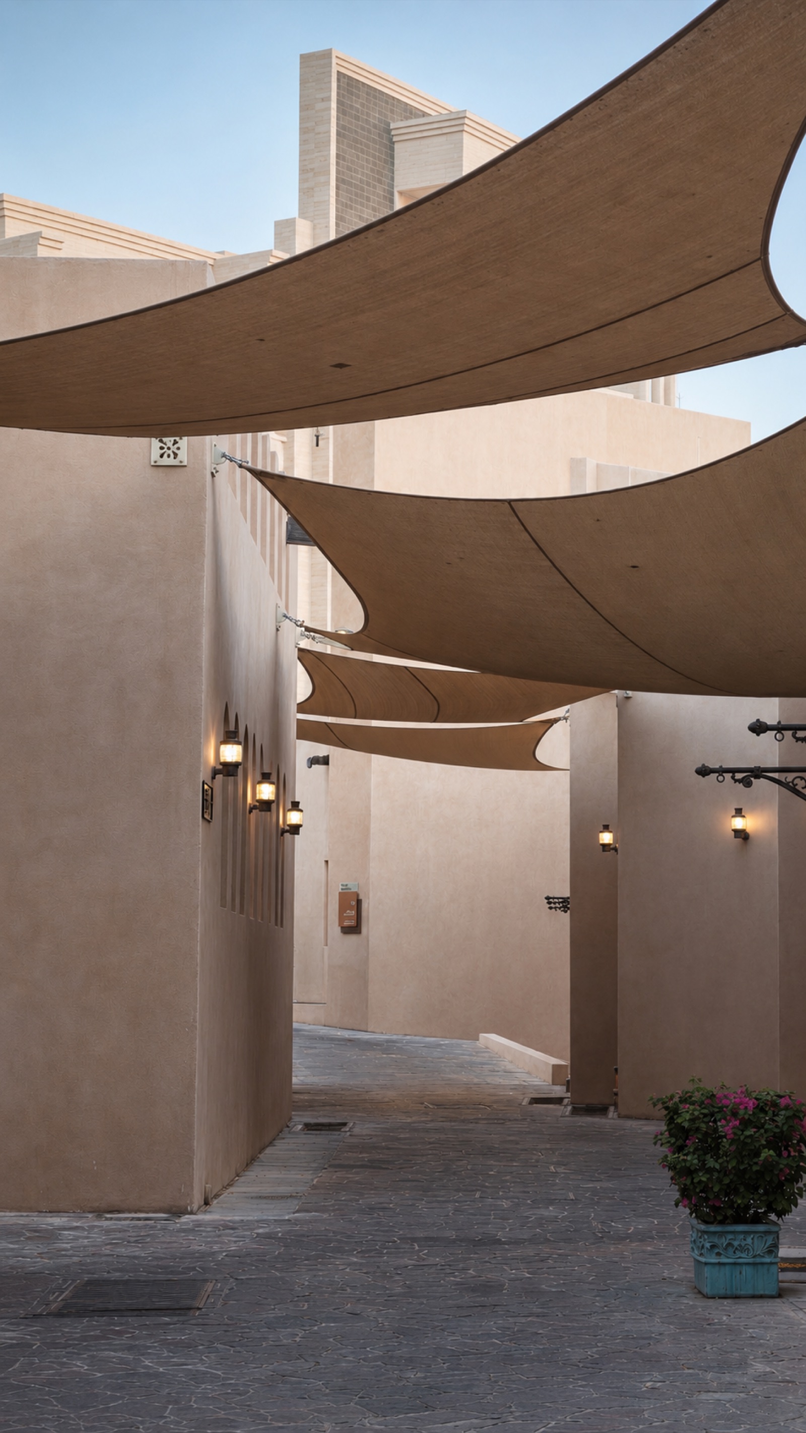 Katara sail-covered lane