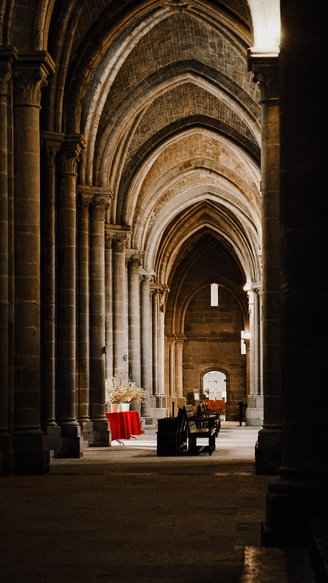 Cathedral aisle