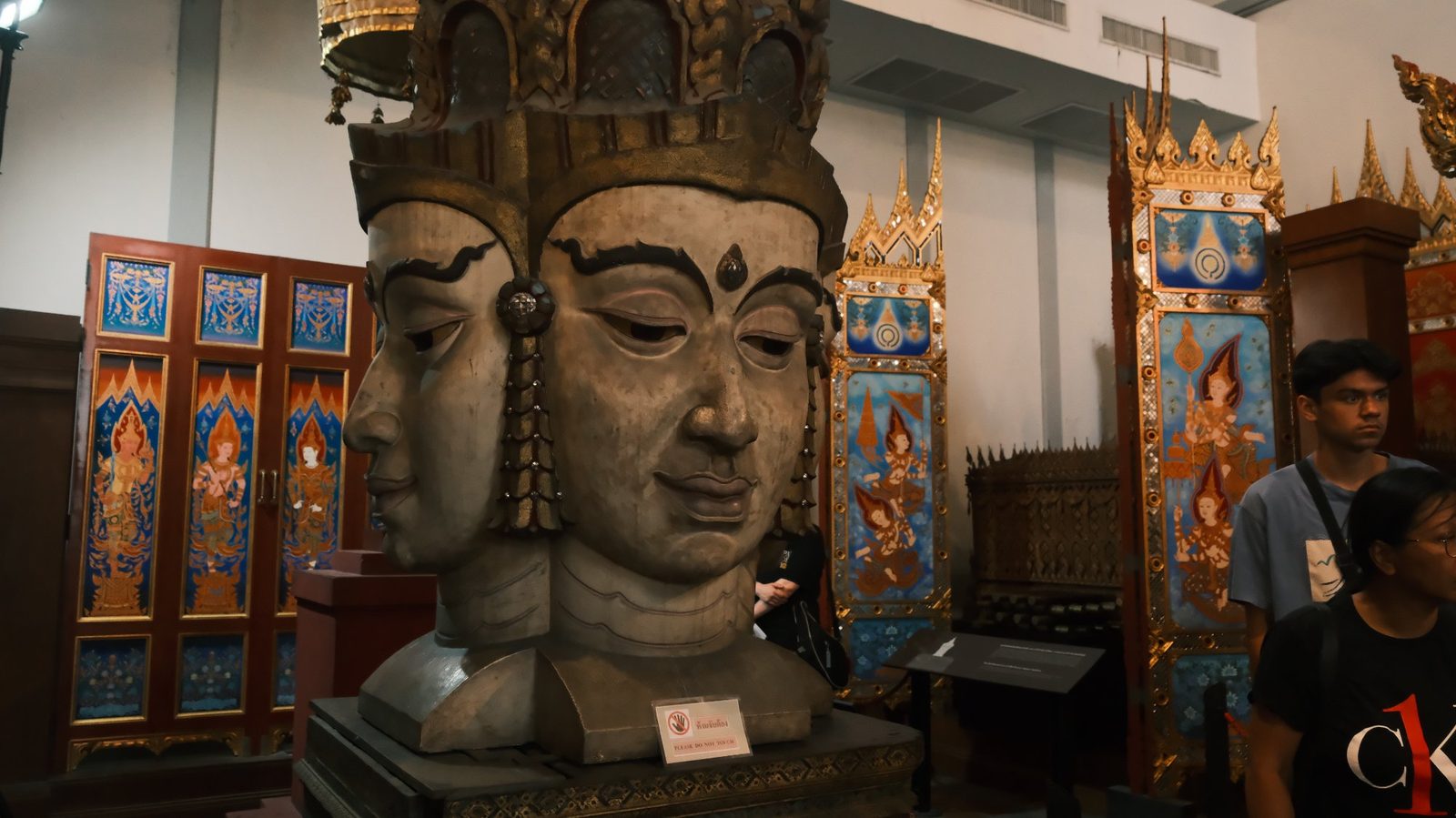 Brahma head sculpture