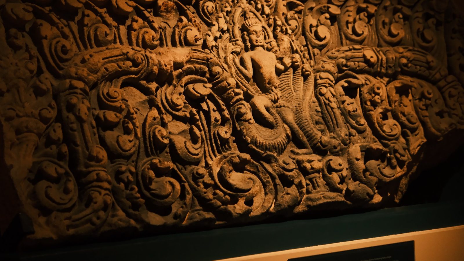 Stone relief carving