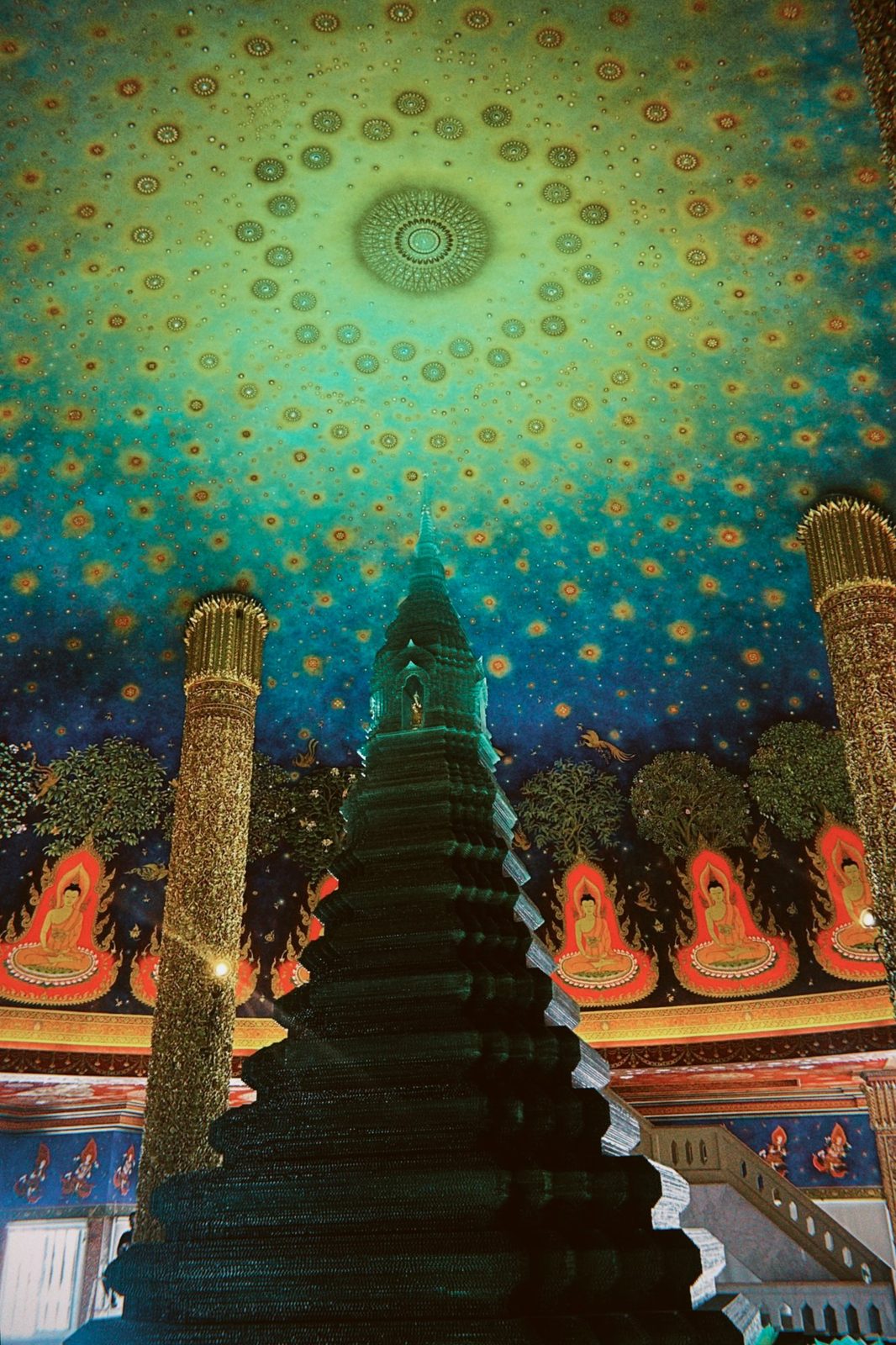 Temple ceiling interior