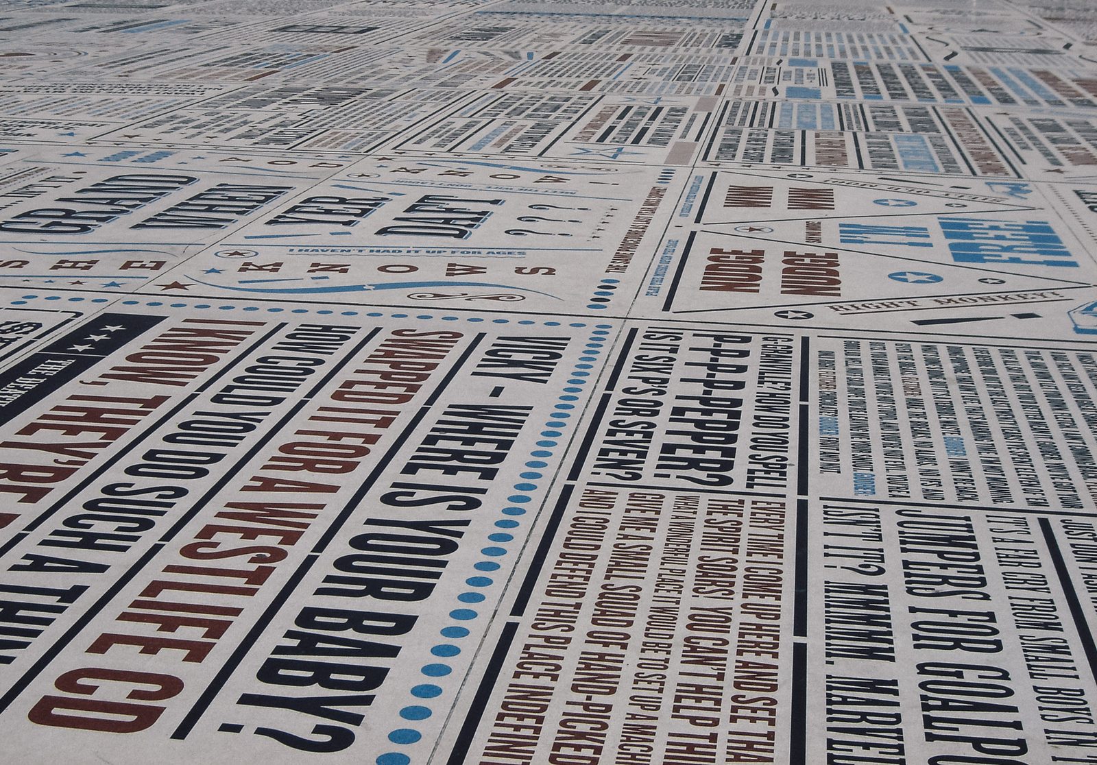 Blackpool comedy carpet