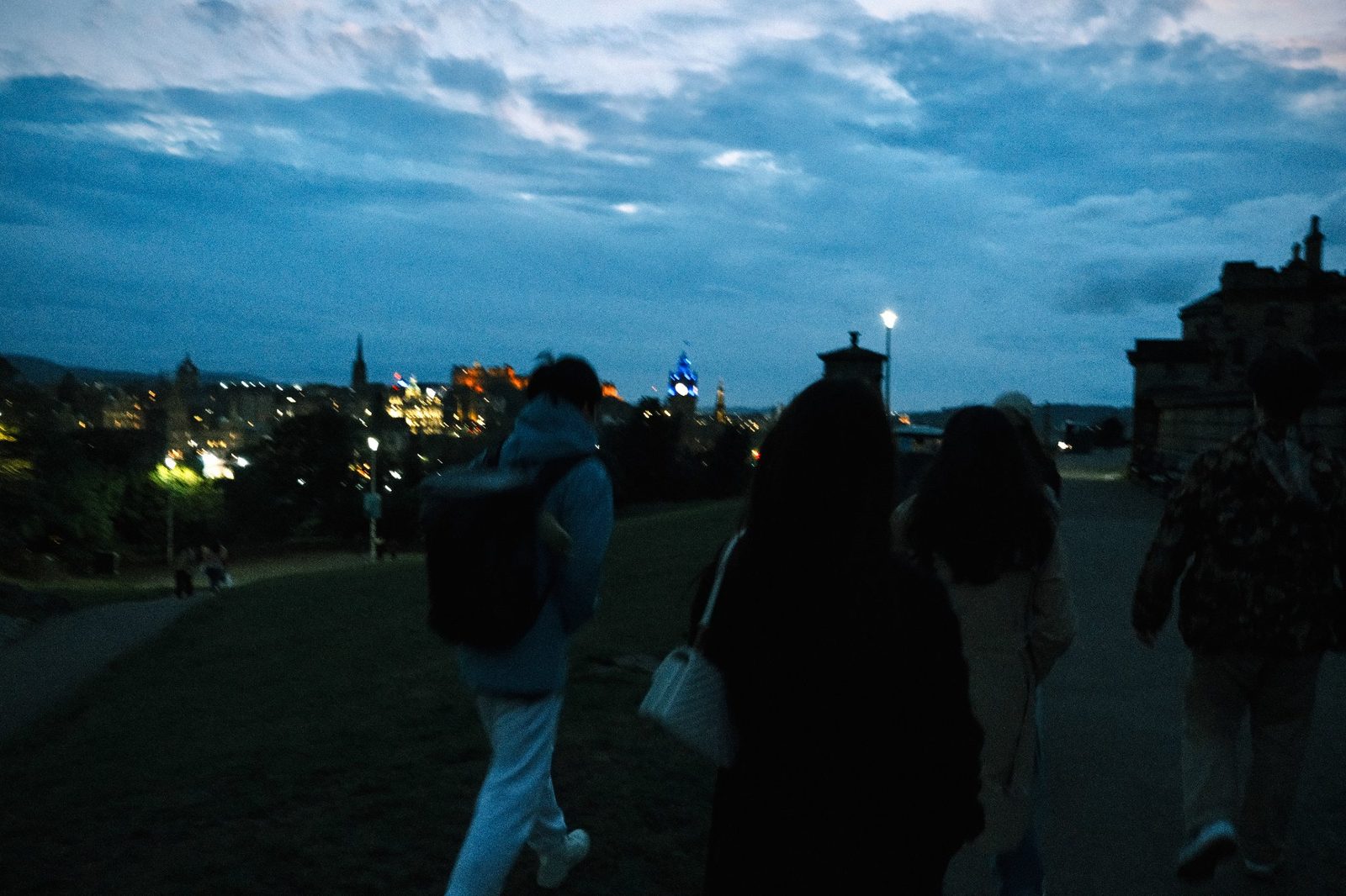 Calton Hill at dusk