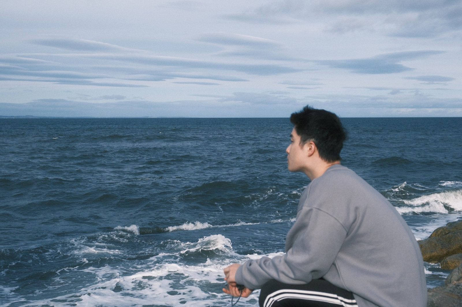 By the sea